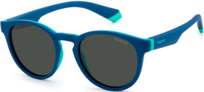 Polaroid PLD 8048/S Kindersonnenbrille Sportbrille polarisiert blau