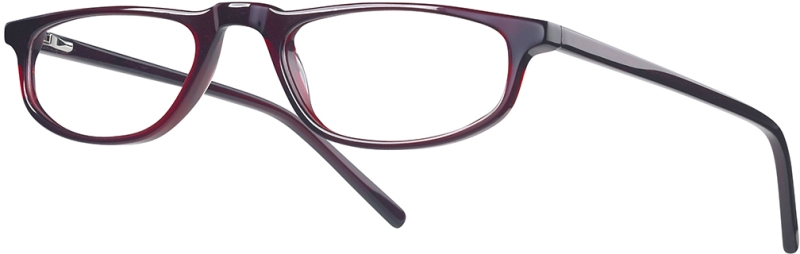 START UP basics BI 1219 Halbbrille Lesebrille dunkelrot