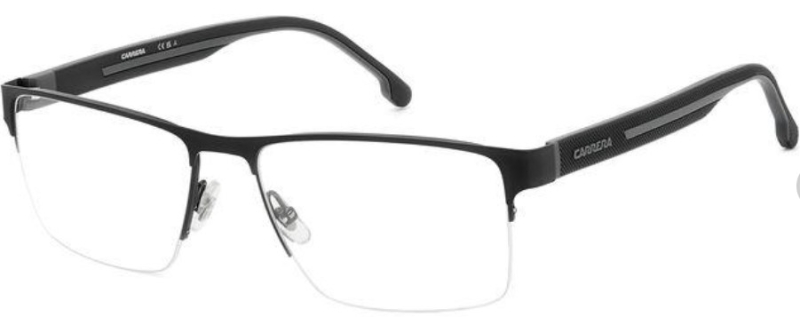 CARRERA 8893 Tragrandbrille schwarz grau