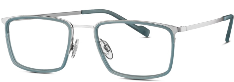 TITANFLEX 820869 Brille silber hellblau