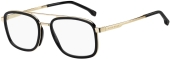 Hugo Boss 1255 Doppestegbrille schwarz gold