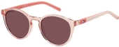 TOMMY HILFIGER TH 2121/S Kindersonnenbrille transparent rosa