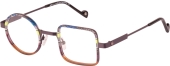 XP by vonBogen XP 1529 Brille rund-eckig braun bunt